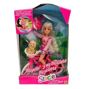 1996 Bicyclin’ Stacie Little Sister Of Barbie Doll Mattel #16734 NRFB Read
